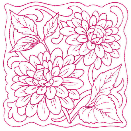 Beauty in a Stitch - Dahlia