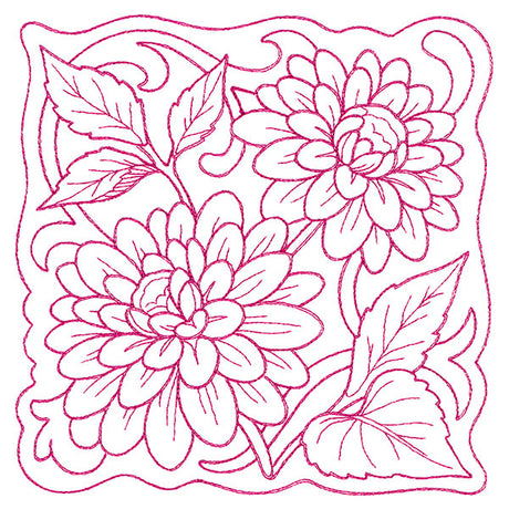 Beauty in a Stitch - Dahlia