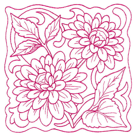 Beauty in a Stitch - Dahlia