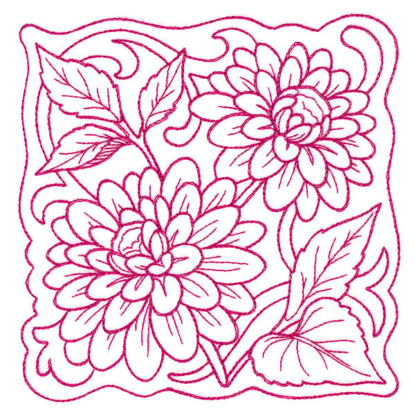 Beauty in a Stitch - Dahlia