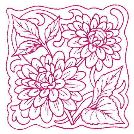 Beauty in a Stitch - Dahlia