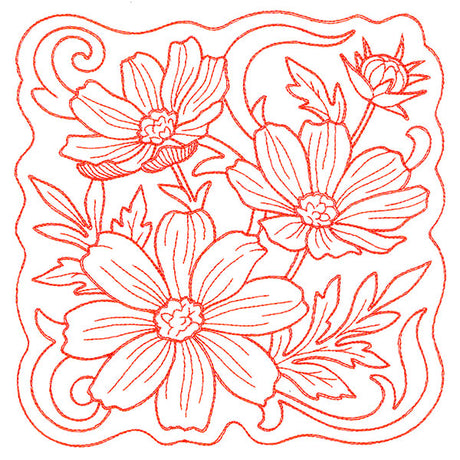 Beauty in a Stitch - Cosmos