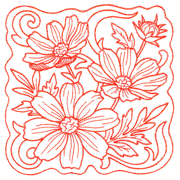 Beauty in a Stitch - Cosmos