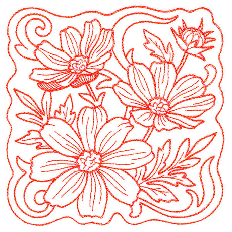 Beauty in a Stitch - Cosmos