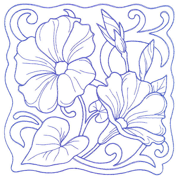 Beauty in a Stitch - Morning Glory