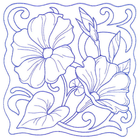 Beauty in a Stitch - Morning Glory