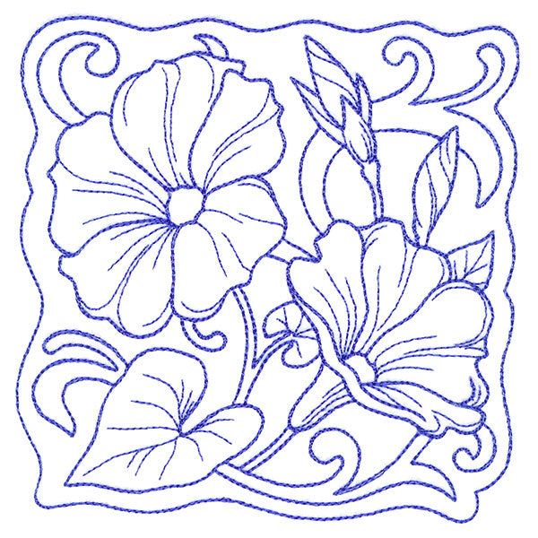 Beauty in a Stitch - Morning Glory