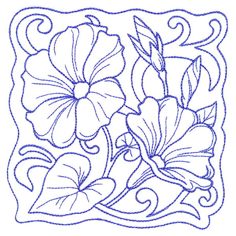 Beauty in a Stitch - Morning Glory