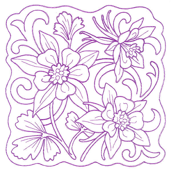 Beauty in a Stitch - Columbine