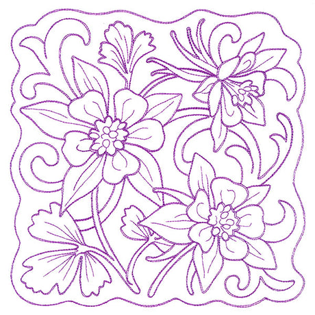 Beauty in a Stitch - Columbine