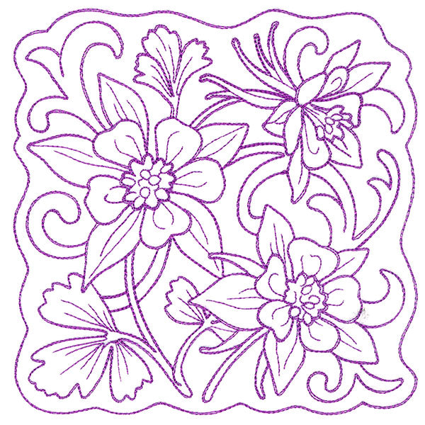 Beauty in a Stitch - Columbine