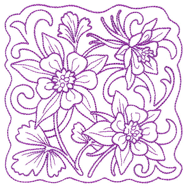 Beauty in a Stitch - Columbine