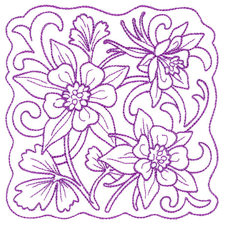 Beauty in a Stitch - Columbine