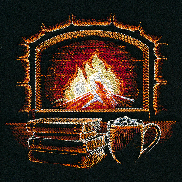 Relaxing Fireplace Scene