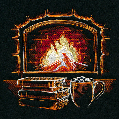 Relaxing Fireplace Scene