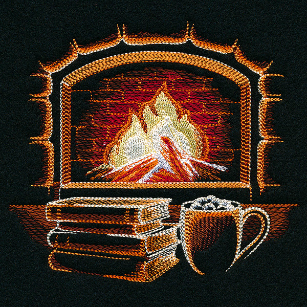 Relaxing Fireplace Scene