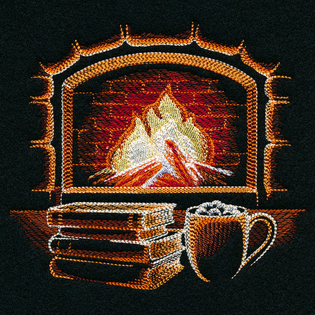 Relaxing Fireplace Scene