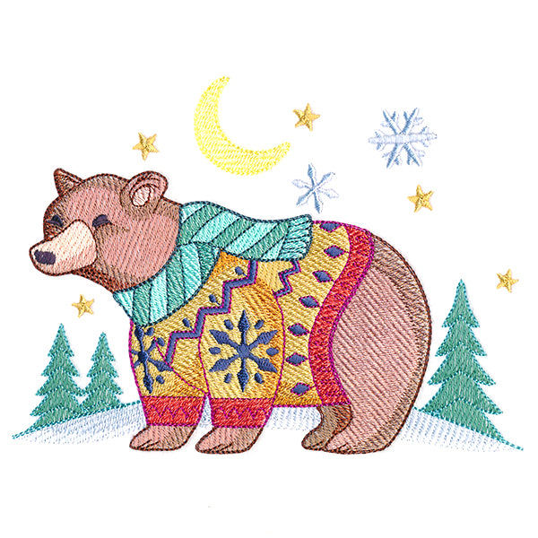 Bundled Up Bear