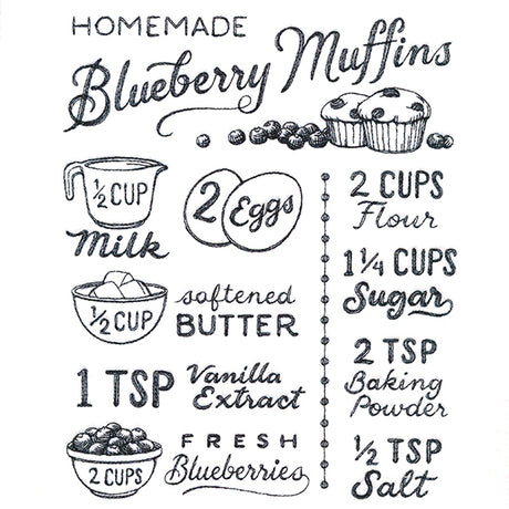 Homemade Blueberry Muffin Recipe
