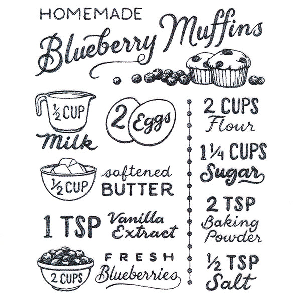 Homemade Blueberry Muffin Recipe