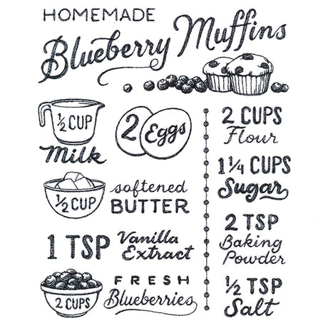 Homemade Blueberry Muffin Recipe