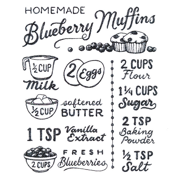 Homemade Blueberry Muffin Recipe