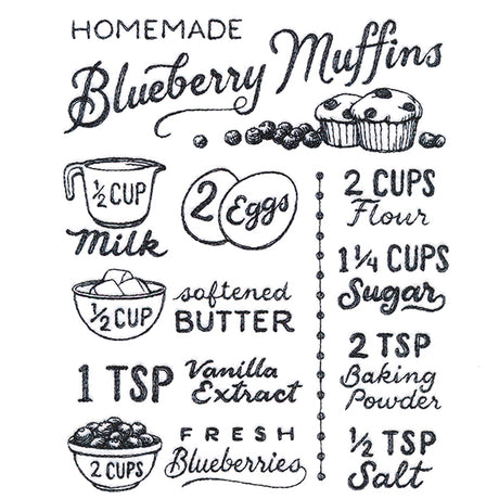 Homemade Blueberry Muffin Recipe