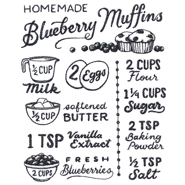 Homemade Blueberry Muffin Recipe