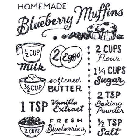 Homemade Blueberry Muffin Recipe