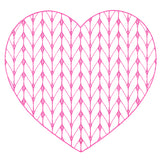 Classic Knitting Pattern Heart