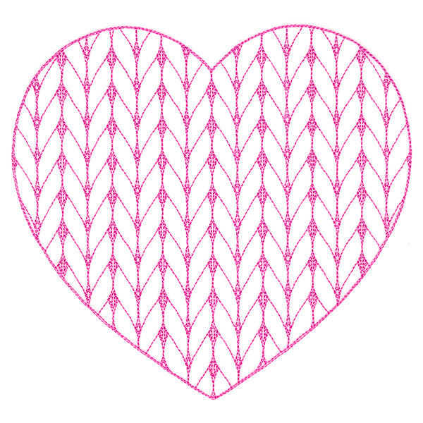 Classic Knitting Pattern Heart