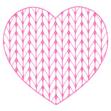 Classic Knitting Pattern Heart