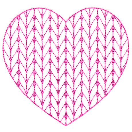 Classic Knitting Pattern Heart