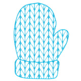 Classic Knitting Pattern Mitten