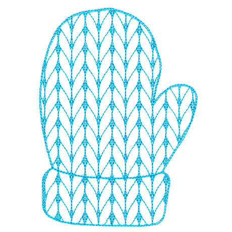 Classic Knitting Pattern Mitten