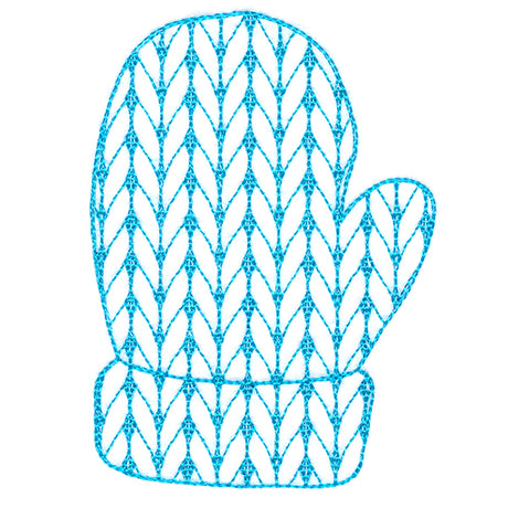 Classic Knitting Pattern Mitten