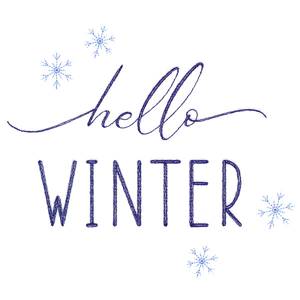 Snowy Hello Winter