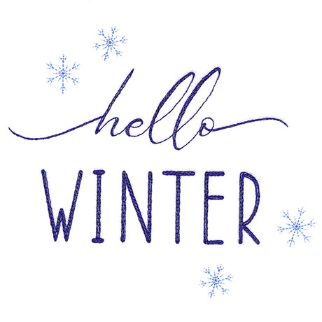 Snowy Hello Winter