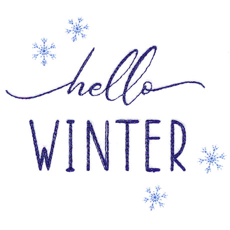 Snowy Hello Winter