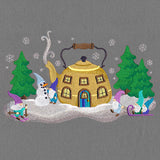 Teapot Cottage Gnome Border