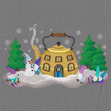 Teapot Cottage Gnome Border