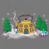 Teapot Cottage Gnome Border