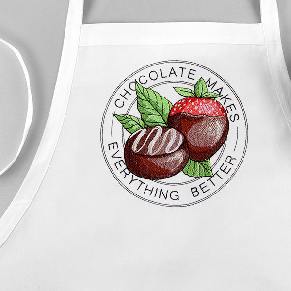 Chocolate Makes Everything Better Stamp