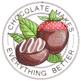 Chocolate Makes Everything Better Stamp