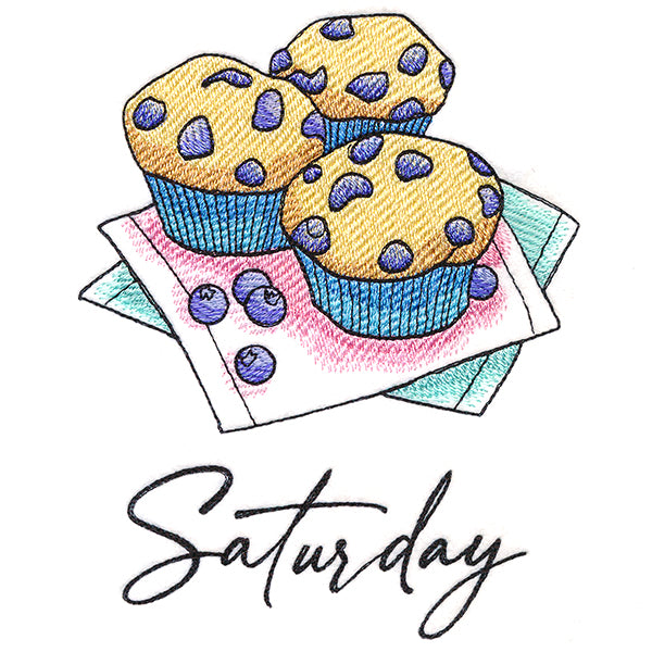 Blueberry Muffins on Saturday