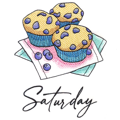 Blueberry Muffins on Saturday