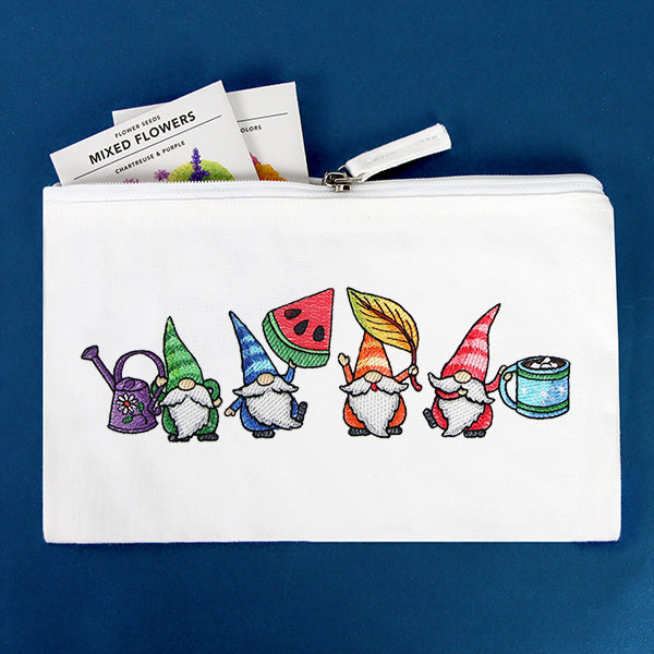 Four Seasons Gnomes Border