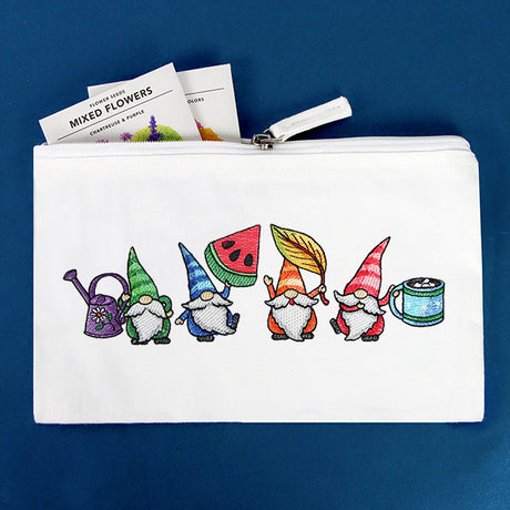 Four Seasons Gnomes Border