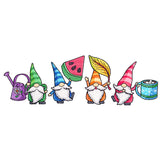 Four Seasons Gnomes Border