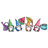 Four Seasons Gnomes Border